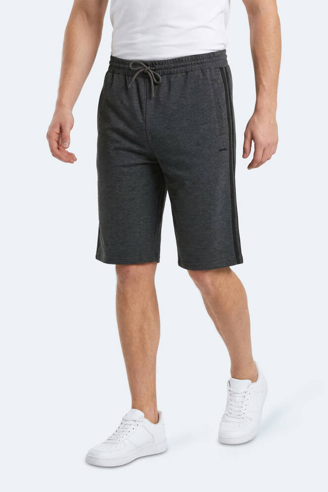 Slazenger NEYRA Erkek Kapri Koyu Gri Şort