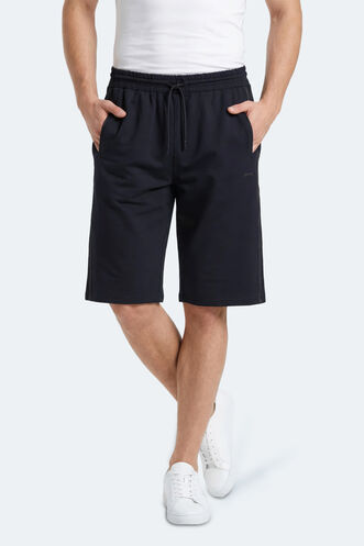 Slazenger NEYRA Erkek Kapri Lacivert Şort - Thumbnail