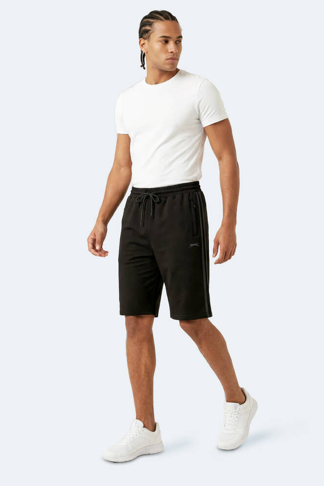 Slazenger NEYRA Erkek Kapri Siyah Şort