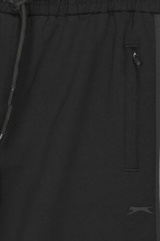 Slazenger NEYRA Erkek Kapri Siyah Şort - Thumbnail