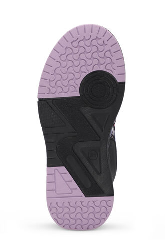 Slazenger NIAGARA Kız Çocuk Sneaker Ayakkabıları Siyah - Mor - Thumbnail