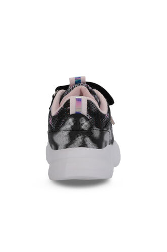 Slazenger NIGERIA Unisex Çocuk Siyah / Beyaz Sneaker - Thumbnail