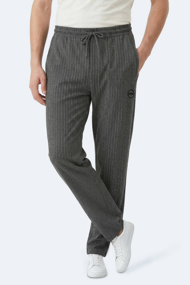 Slazenger NIKITA Erkek Cepli Siyah Pantolon