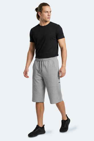 Slazenger NOCTURA Erkek Kapri Gri Şort - Thumbnail