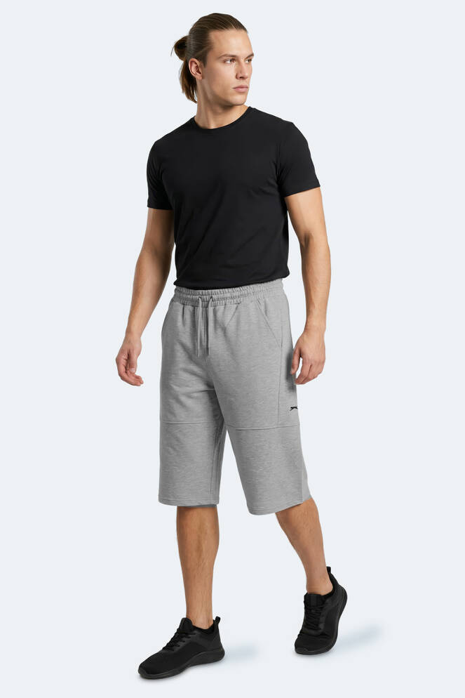 Slazenger NOCTURA Erkek Kapri Gri Şort
