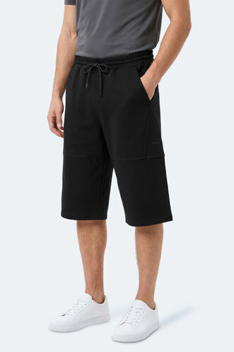 Slazenger - Slazenger NOCTURA Erkek Kapri Siyah Şort