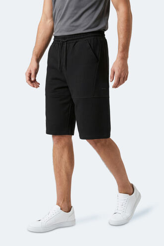 Slazenger NOCTURA Erkek Kapri Siyah Şort - Thumbnail