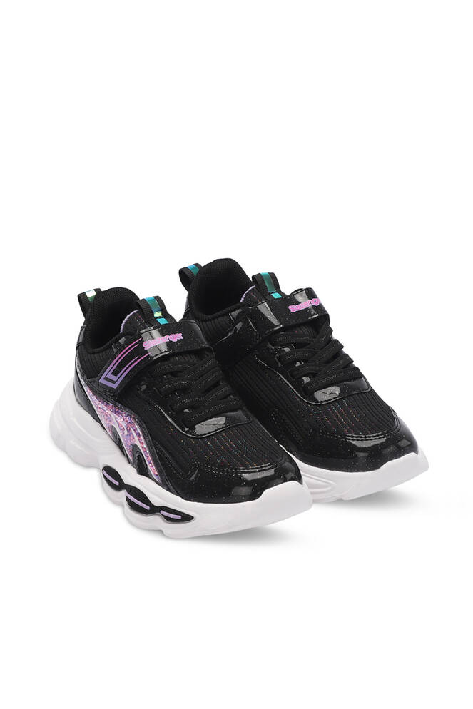 Slazenger NOELA Unisex Çocuk Sneaker Ayakkabıları Siyah