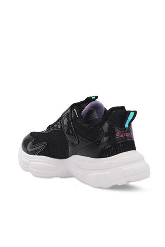 Slazenger NOELA Unisex Çocuk Sneaker Ayakkabıları Siyah - Thumbnail