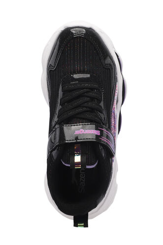 Slazenger NOELA Unisex Çocuk Sneaker Ayakkabıları Siyah - Thumbnail