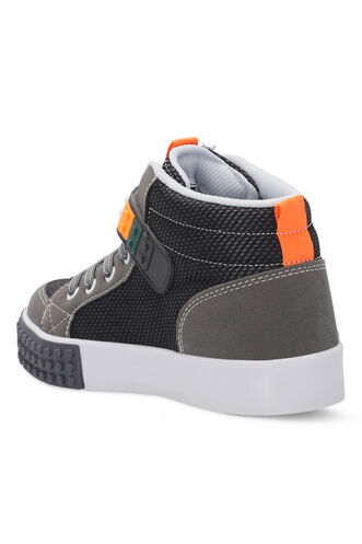 Slazenger NORTH Unisex Çocuk Sneaker Ayakkabıları Gri - Thumbnail