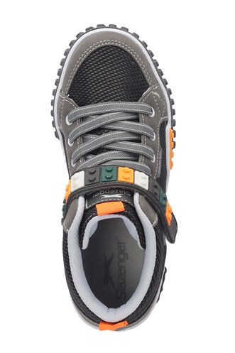 Slazenger NORTH Unisex Çocuk Sneaker Ayakkabıları Gri - Thumbnail