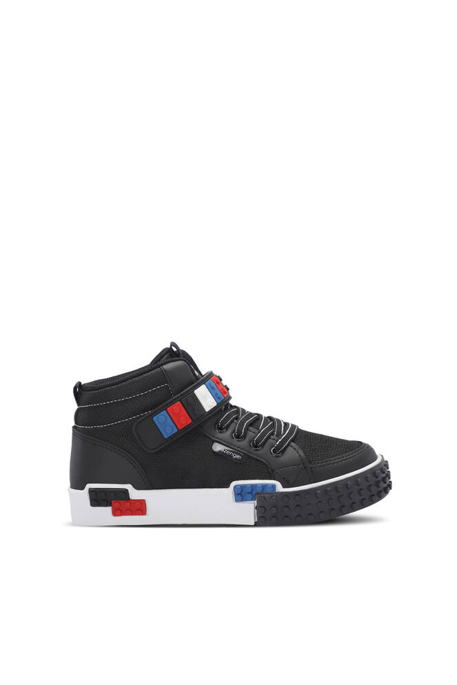 Slazenger NORTH Unisex Çocuk Sneaker Ayakkabıları Siyah - Beyaz
