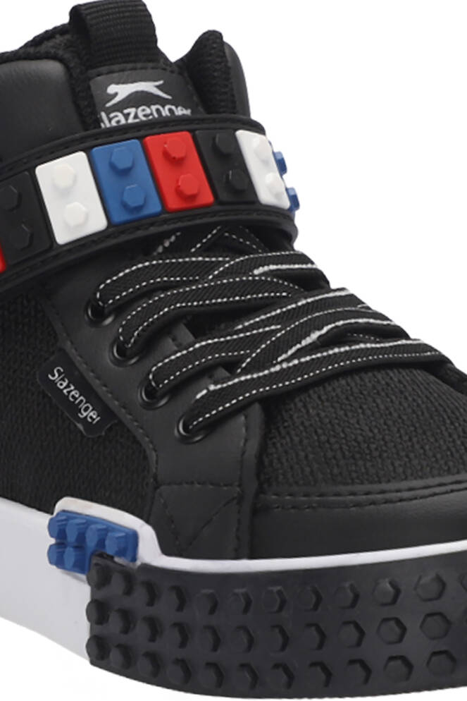 Slazenger NORTH Unisex Çocuk Sneaker Ayakkabıları Siyah - Beyaz