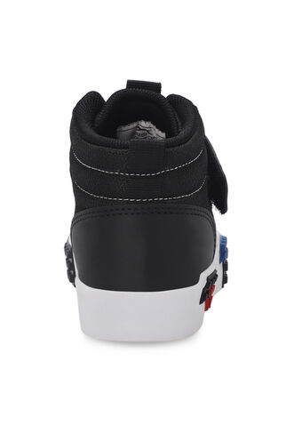 Slazenger NORTH Unisex Çocuk Sneaker Ayakkabıları Siyah - Beyaz - Thumbnail