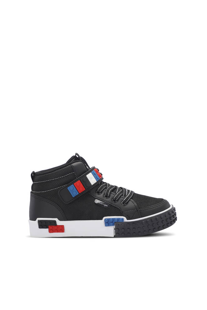Slazenger NORTH Unisex Çocuk Sneaker Ayakkabıları Siyah - Beyaz