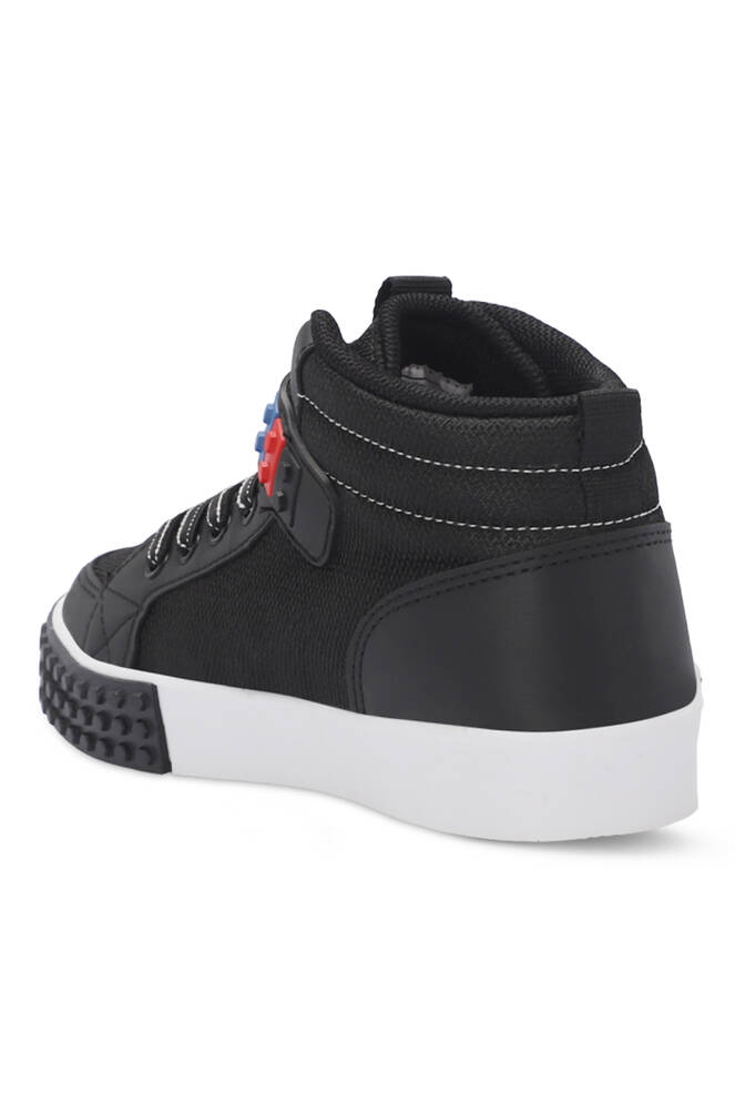 Slazenger NORTH Unisex Çocuk Sneaker Ayakkabıları Siyah - Beyaz