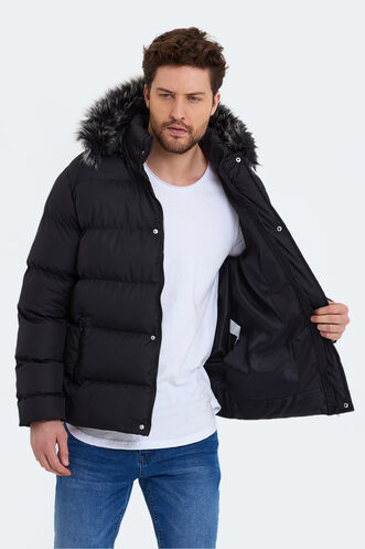 Slazenger NORTHEM Men's Coat & Jacket Black - Thumbnail