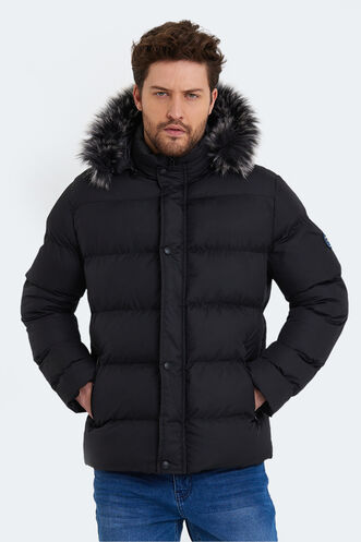 Slazenger NORTHEM Men's Coat & Jacket Black - Thumbnail
