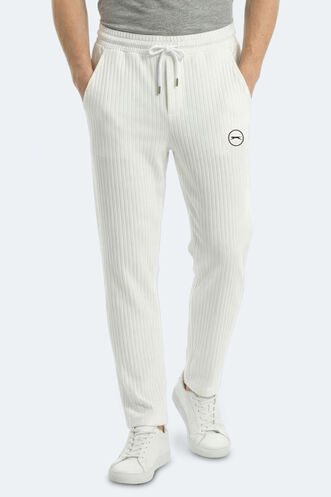 Slazenger NORWOOD Erkek Beyaz Eşofman Altı - Thumbnail