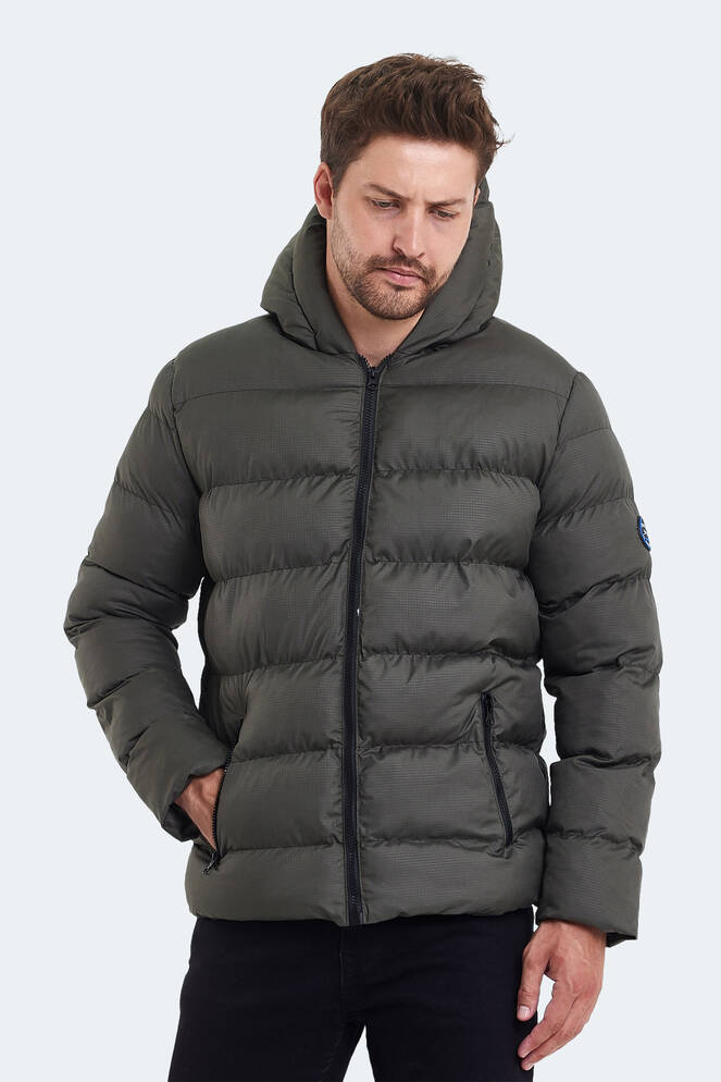 Slazenger NOUR Erkek Palto & Ceket Haki