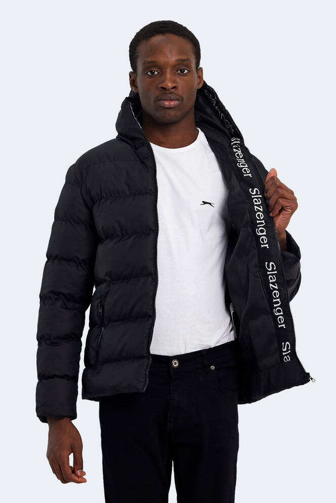 Slazenger NOUR Erkek Palto & Ceket Siyah