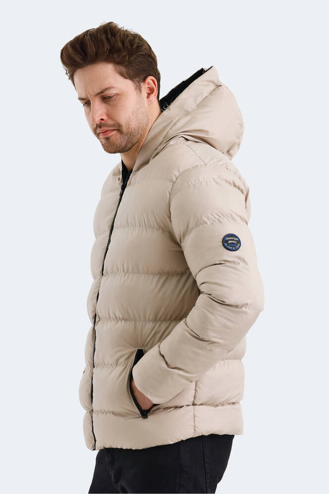Slazenger NOUR Erkek Mont & Kaban Taş Gri