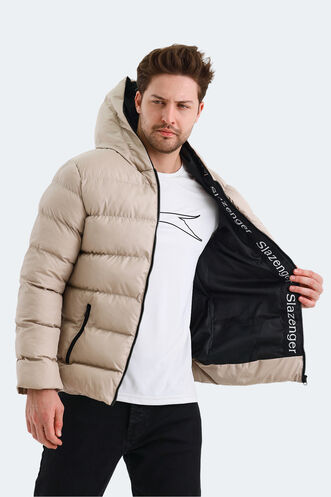 Slazenger NOUR Men's Coat Stone Grey - Thumbnail