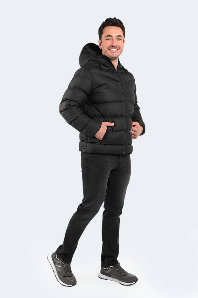 Slazenger NOVEX Erkek Mont & Kaban Siyah