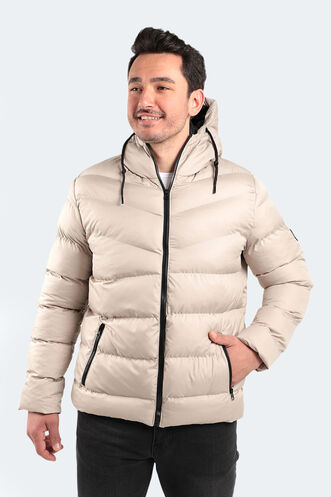 Slazenger NOVEX Erkek Mont Taş Gri - Thumbnail