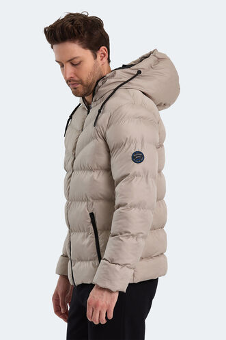 Slazenger NOVEX Men's Jacket Stone Grey - Thumbnail