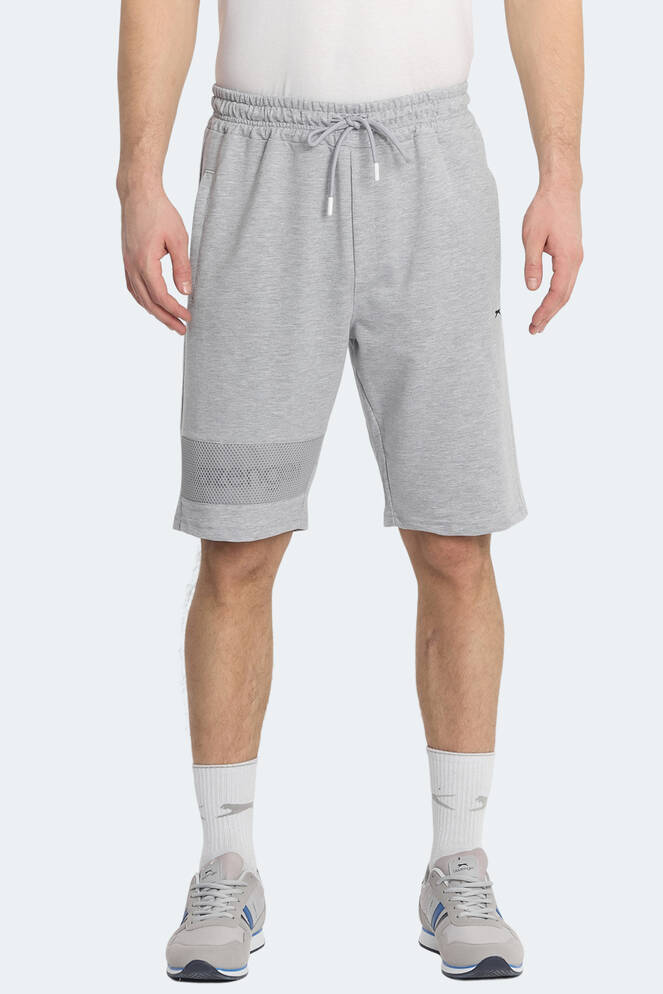 Slazenger NUKA Erkek Cepli Kapri Gri Şort