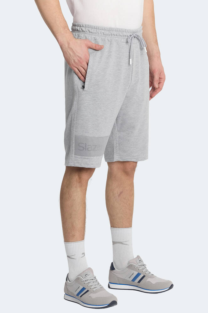 Slazenger NUKA Erkek Cepli Kapri Gri Şort