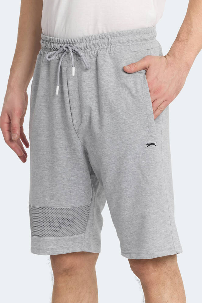 Slazenger NUKA Erkek Cepli Kapri Gri Şort