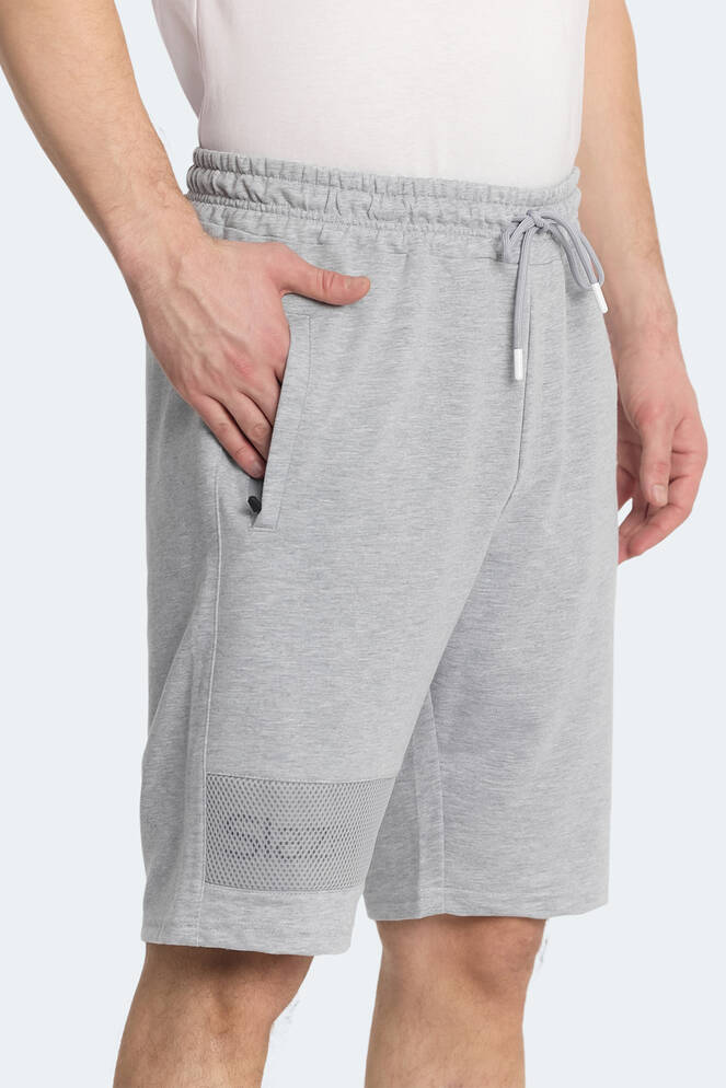 Slazenger NUKA Erkek Cepli Kapri Gri Şort
