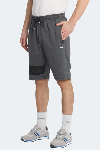 Slazenger - Slazenger NUKA Erkek Şort Koyu Gri