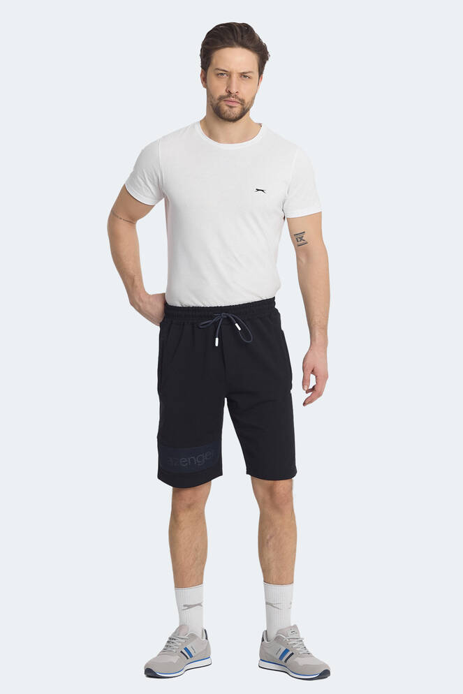 Slazenger NUKA Erkek Cepli Kapri Lacivert Şort
