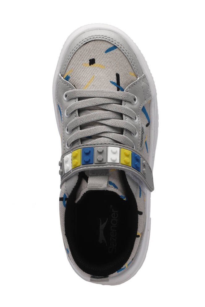 Slazenger NUMANCIA Erkek Çocuk Sneaker Ayakkabı Gri - Siyah