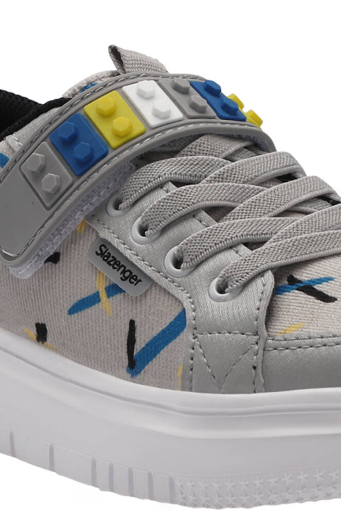 Slazenger NUMANCIA Erkek Çocuk Sneaker Ayakkabı Gri - Siyah