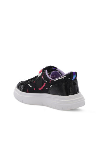 Slazenger NUMANCIA Girls' Sneaker Black - Purple - Thumbnail