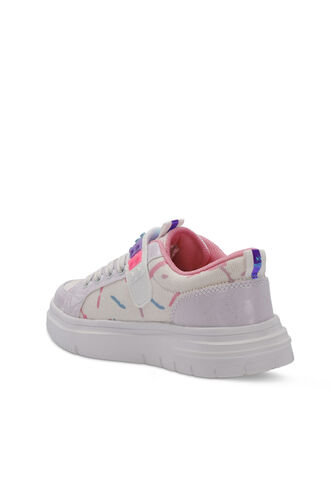 Slazenger NUMANCIA Girls' Sneaker White - Pink - Thumbnail