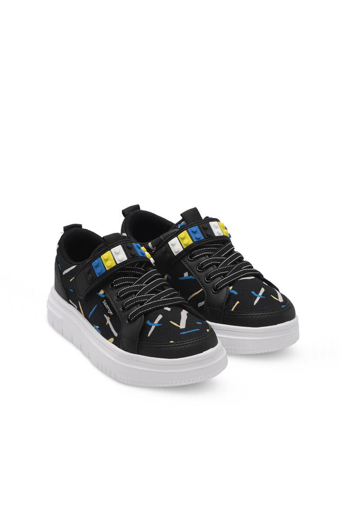 Slazenger NUMANCIA Boys' Sneaker Black - Blue