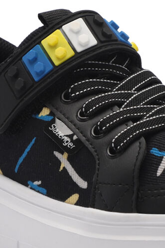 Slazenger NUMANCIA Boys' Sneaker Black - Blue - Thumbnail