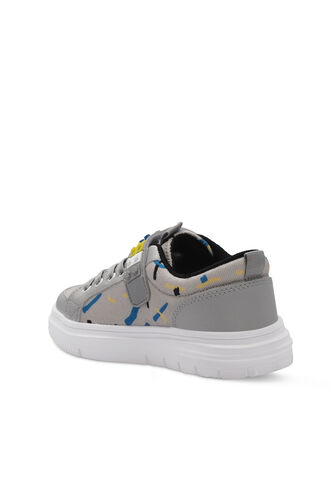 Slazenger NUMANCIA Boys' Sneaker Grey - Black - Thumbnail