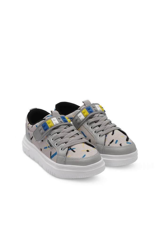 Slazenger NUMANCIA Boys' Sneaker Grey - Black