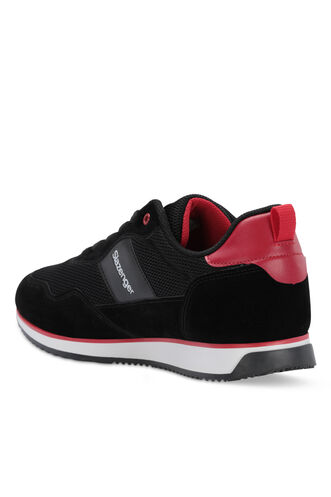 Slazenger OCUNTY Erkek Su Geçirmez Sneaker Ayakkabı Siyah - Beyaz - Thumbnail