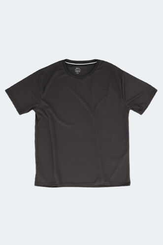 Slazenger - Slazenger ODALIS Büyük Beden Erkek Kısa Kollu T-Shirt Antrasit