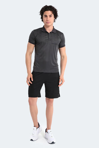 Slazenger ODILE Erkek Koyu Gri Tişört - Thumbnail