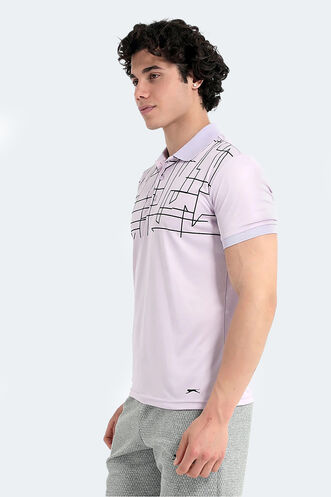 Slazenger ODILE Erkek Lila Tişört - Thumbnail