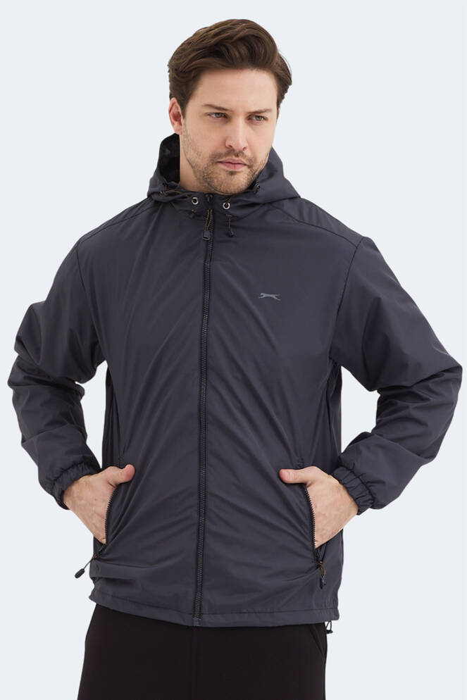 Slazenger OFANS Erkek Mont & Kaban Koyu Gri